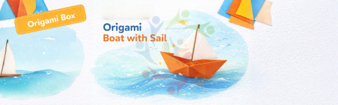 Origami Boat with Sail
