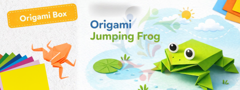 Origami Jumping Frog