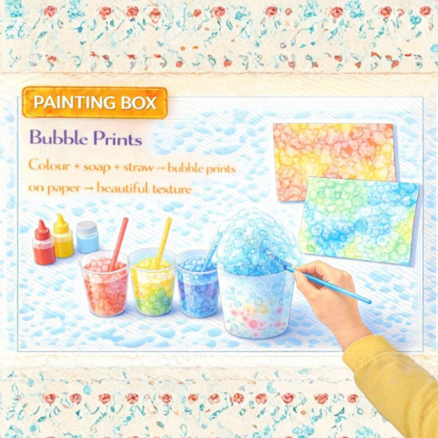 Painting -Bubble Painting Art