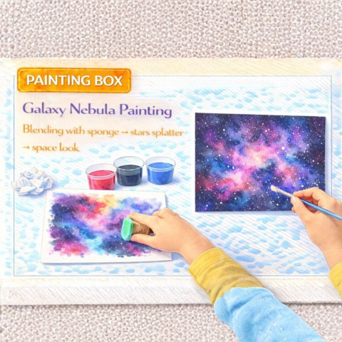 Painting -Galaxy Nebula Painting