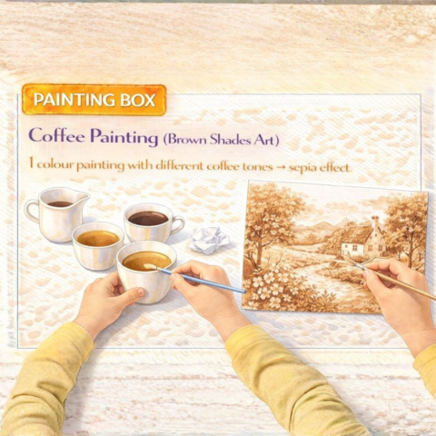 Painting -Coffee Painting
