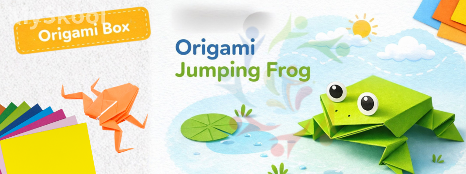 Origami Jumping Frog