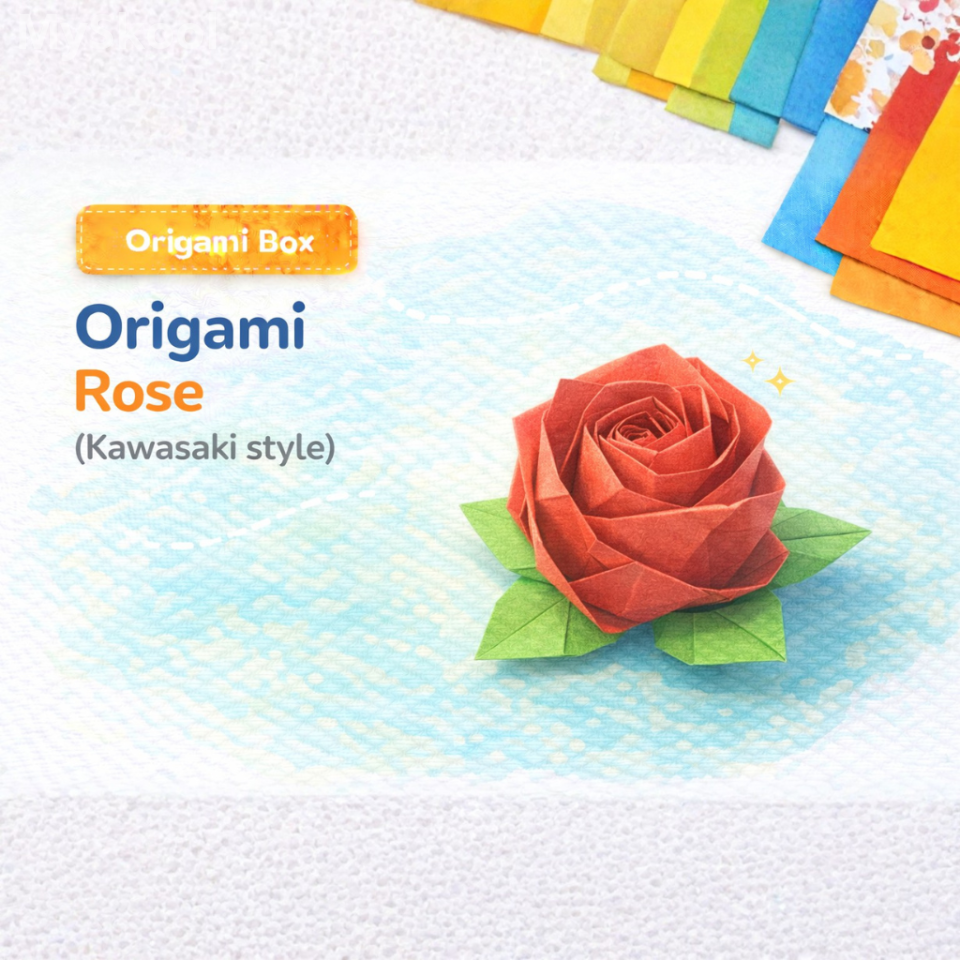 Origami -  Kawasaki Rose