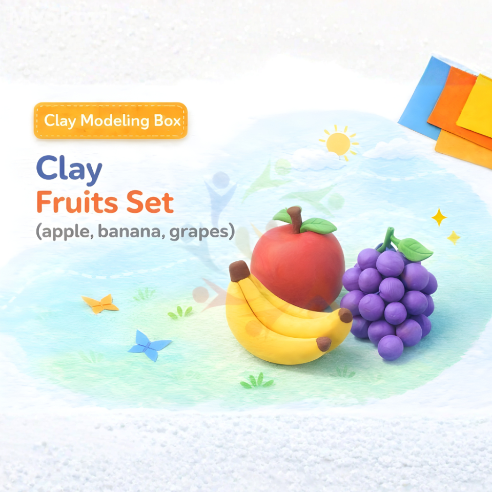 Clay Modelling - Clay Fruits Set