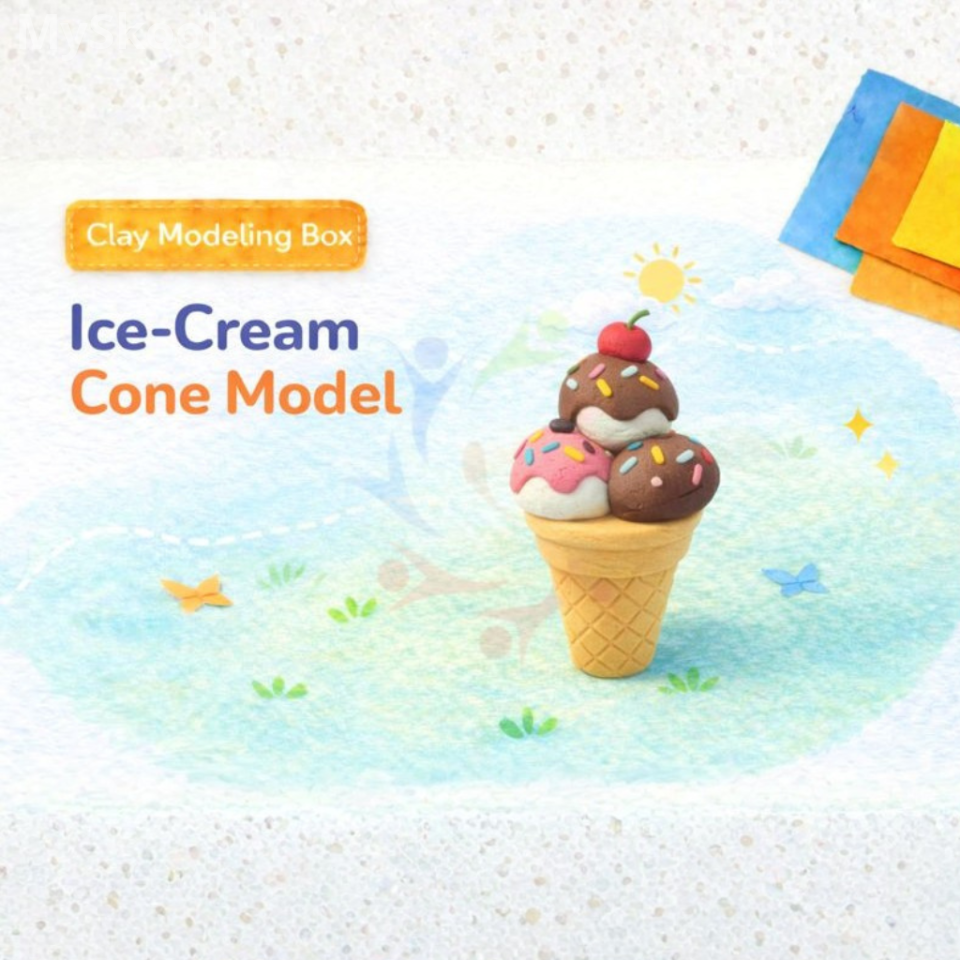 Clay Modelling - Ice-Cream Cone