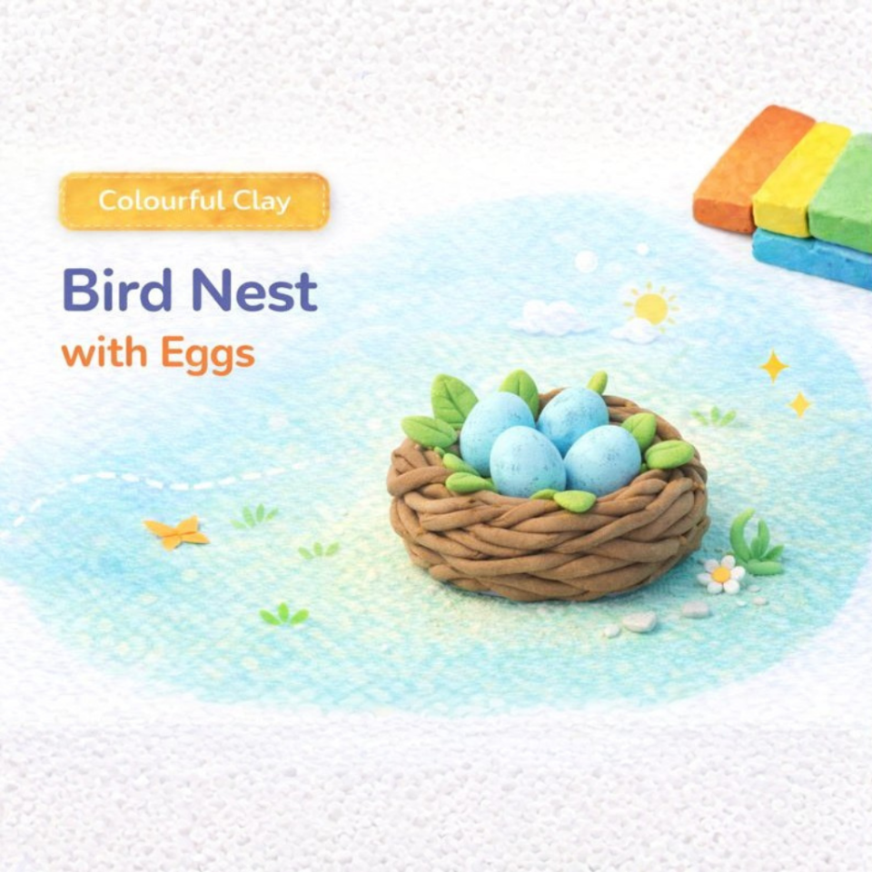 Clay Modelling - Bird Nest