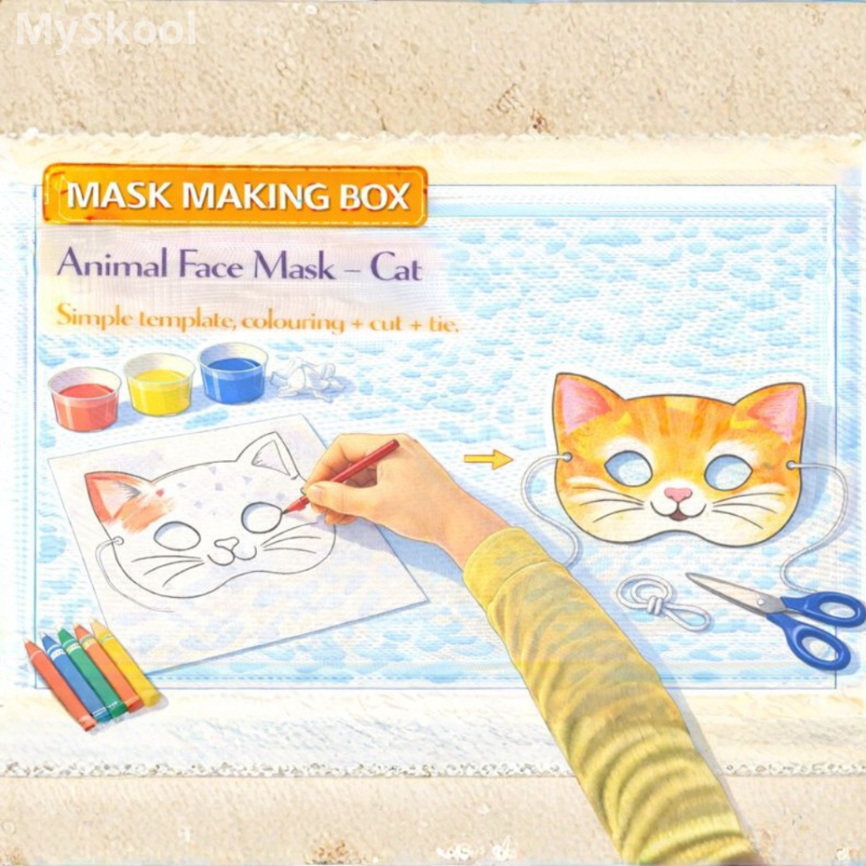 Mask Making - Animal Face Mask – Cat
