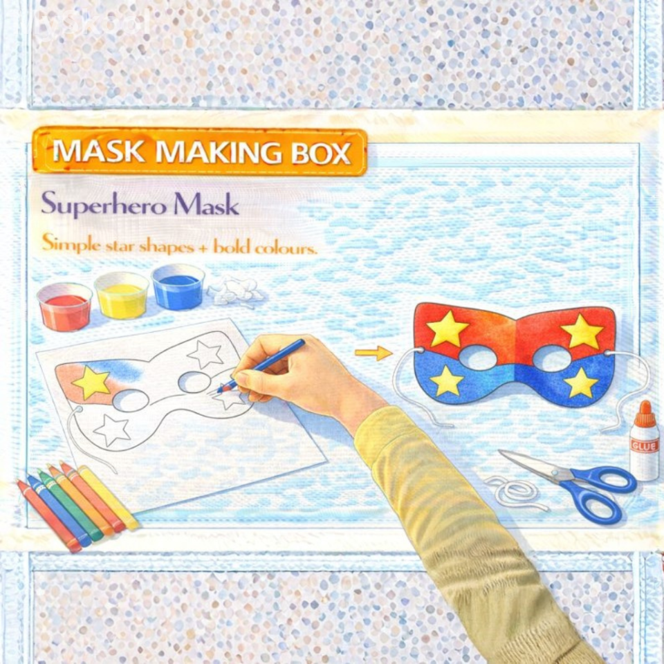 Mask Making - Superhero Mask – Simple