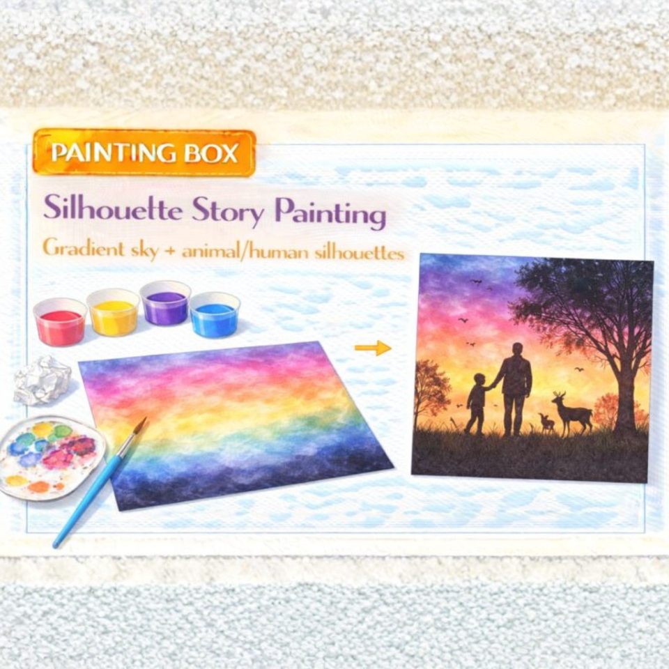 Painting -Silhouette Story Painting